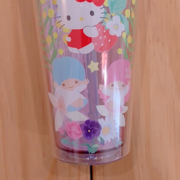 Hello Kitty And Friends Acrylic Travel Tumbler Cup Straw - Picture 7 of 10